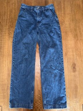 Abercrombie & Fitch Dark Blue High-Rise Jeans